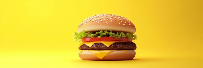 Savoring the Star of National Burger Day: A Delectable Burger Illustration to Celebrate America's Favorite Fast Food.