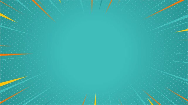 comic cartoon abstract background frame animation footage video