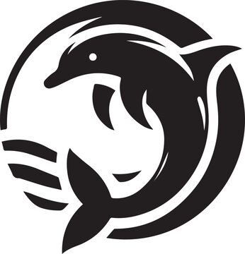 recommend clip art: dolphin silhouette black illustration vector, dolphin logo vector silhouette,
