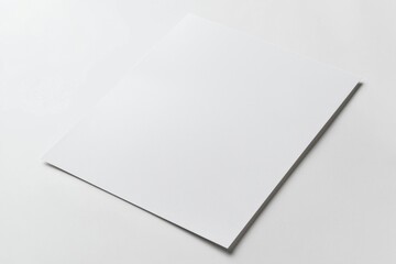 Blank A4 Paper Mockup on Isolated Background created with Generative AI