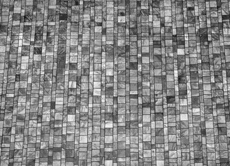 Black and White Aerial Background of a Cobble Stone Street.