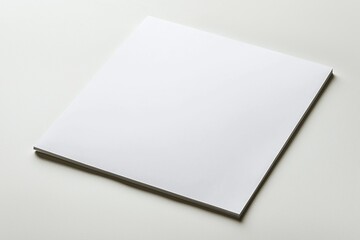 Blank A4 Paper Mockup on Isolated Background created with Generative AI