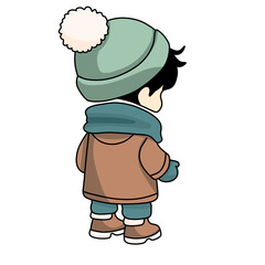 Boy wear winter cloth