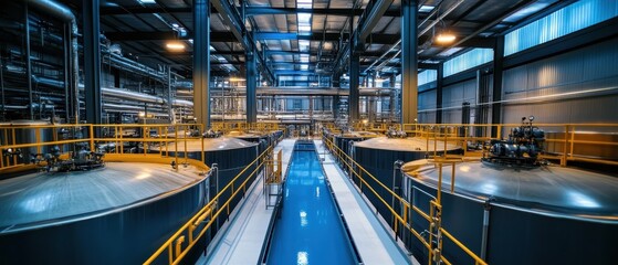 Naklejka premium Innovative Fish Sauce Factory