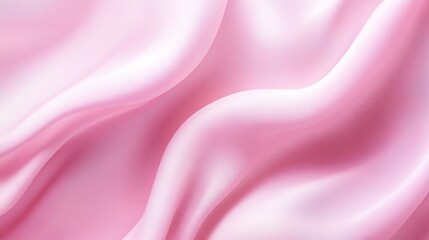 Fototapeta premium Pink Satin Dreams: Dive into a sea of soft, luxurious pink satin, its delicate folds whispering tales of elegance and romance.
