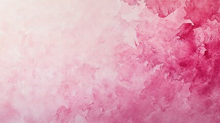 Fototapeta premium Blushing Blooms: Abstract Pink Watercolor Wash 