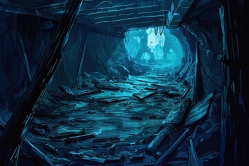 A Dark and Mystical Tunnel