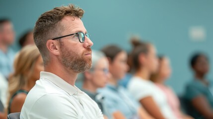 Preventive dentistry awareness session with a diverse professional audience in an indoor conference setting focused on educating and promoting good oral healthcare habits and prevention techniques