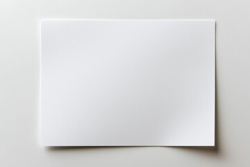 Fototapeta premium Blank A4 Paper Mockup on Isolated Background created with Generative AI