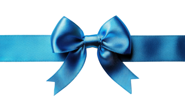 Blue bow tie transparent background