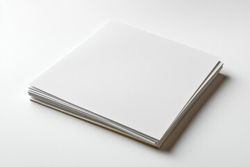 Fototapeta premium Blank A4 Paper Mockup on Isolated Background created with Generative AI
