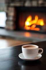 Obraz premium Inviting Scene Coffee Cup 