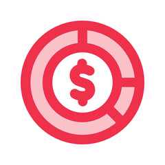 budget outline fill icon