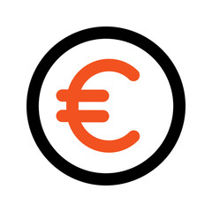euro line color icon