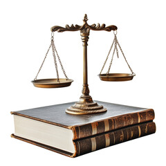 PNG Legal scales balancing on stacked law books