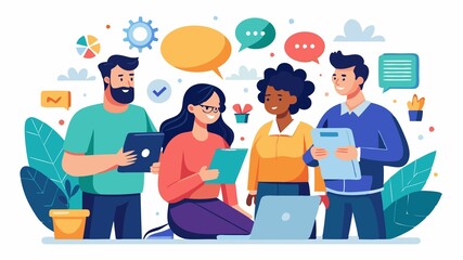 Building strong relationships through open dialogue. This scene showcases colleagues sharing ideas and perspectives, highlighting the importance of communication and collaboration.