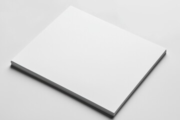 Blank A4 Paper Mockup on Isolated Background created with Generative AI