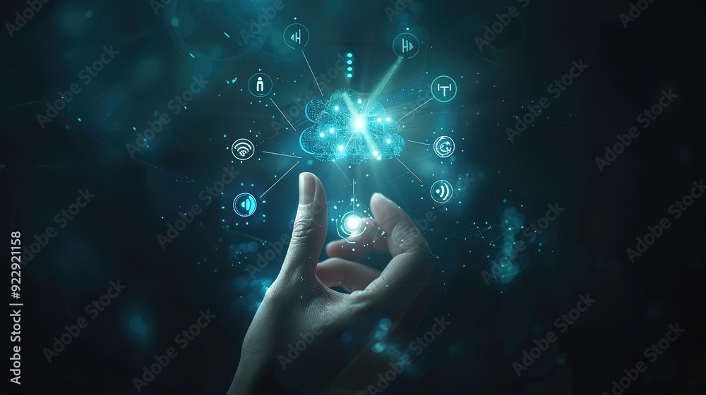 Poster glorious metaverse concept composite image abstract network and data speed dedicated to software