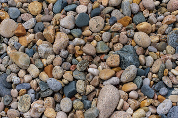 stones and pebbles on the beach