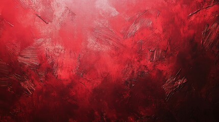 Crimson Fury: A textured canvas explodes with fiery hues of red, black, and white, evoking emotions of passion, intensity, and artistic expression. 