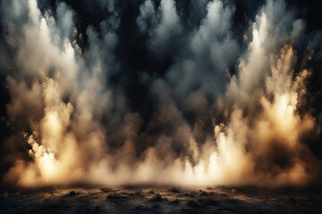 Dusty Explosion Background