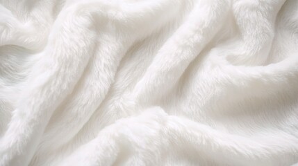 Luxurious White Fur Texture - Soft and Inviting Background