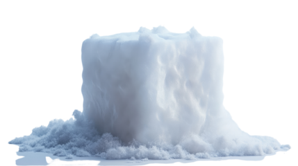 snow cube transparent background