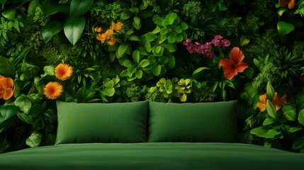 Aesthetic Bedroom With Potted Plants, A Tranquil Space Of Calm And Nature