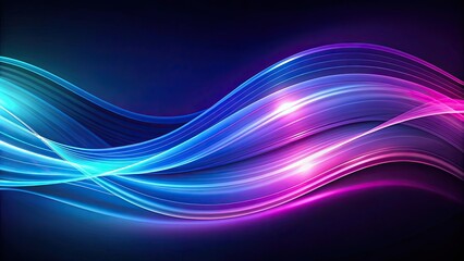 Vibrant abstract with wavy blue and purple lines, vibrant, abstract,wavy, lines, blue, purple, colorful, vibrant, art