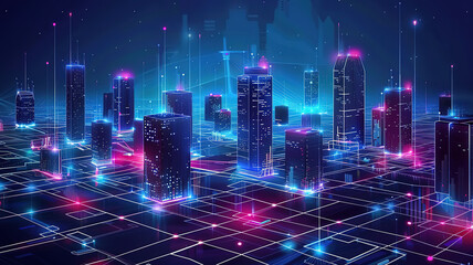 Eyecatching Smart City Design Connecting Dots with Data Tech
