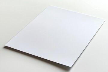 Blank A4 Paper Mockup on Isolated Background created with Generative AI