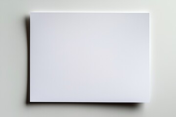 Blank A4 Paper Mockup on Isolated Background created with Generative AI