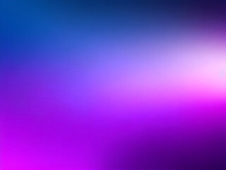 Fototapeta premium Glowing abstract grainy gradient background, purple blue pink white black noisy texture color shape banner poster cover header backdrop design.