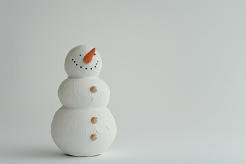 Cute snowman for Christmas greeting card