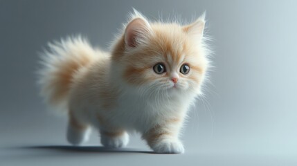 Adorable Kitten Portrait
