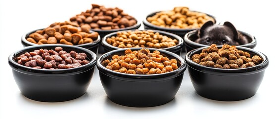 Pet food bowls