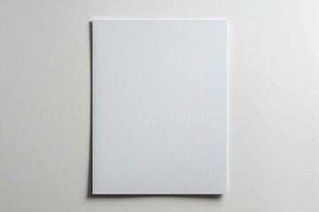 Blank A4 Paper Mockup on Isolated Background created with Generative AI