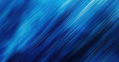 Abstract blue background with diagonal lines, high resolution, professional photograph, and wide focal lens to create an atmospheric design for banner or presentation. 