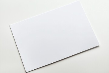 Blank A4 Paper Mockup on Isolated Background created with Generative AI