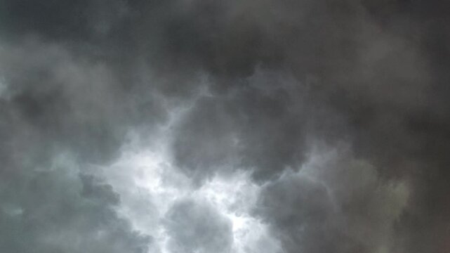 storm clouds, Supercell thunderstorm and lightening