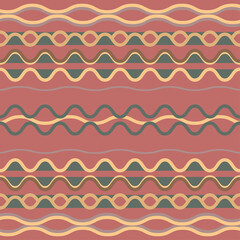 Abstract background with wavy stripes.