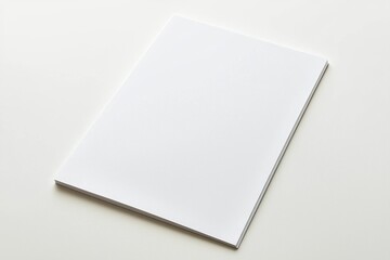 Blank A4 Paper Mockup on Isolated Background created with Generative AI