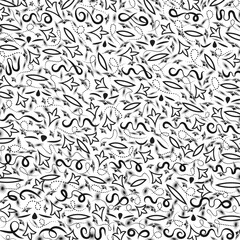 Collection of simple geometric seamless ornamental vector leaf's patterns and swatches. White and grey geometric oriental backgrounds.