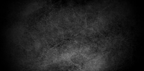 Dark black charcoal color vignette old vintage wall slat interior texture boarder design, concrete grunge light backdrop spotlight. empty space of Studio dark room concrete wall grunge background. 