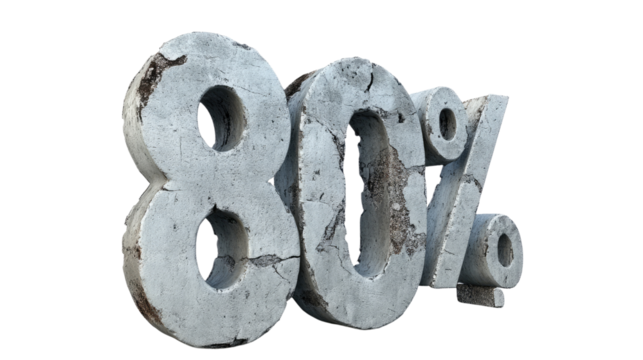 80% transparent background