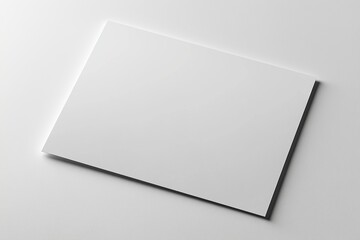 Blank A4 Paper Mockup on Isolated Background created with Generative AI