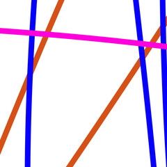 Abstract pink orange blue graphic lines background 