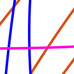 Abstract pink orange blue graphic lines background 