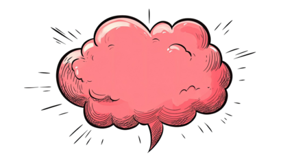 speech bubble transparent background