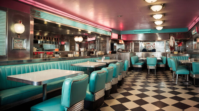 1950s Diner Cafe 